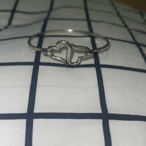 James Avery double heart bracelet